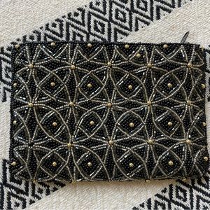 Neiman Marcus Vintage Beaded Small Clutch/Coin Purse/Pouch